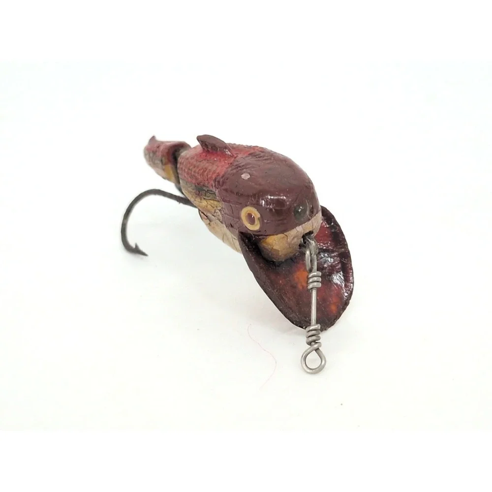 Vintage Rare Plucky the Swimming Fishing Lure With Instruction Paper Advertising